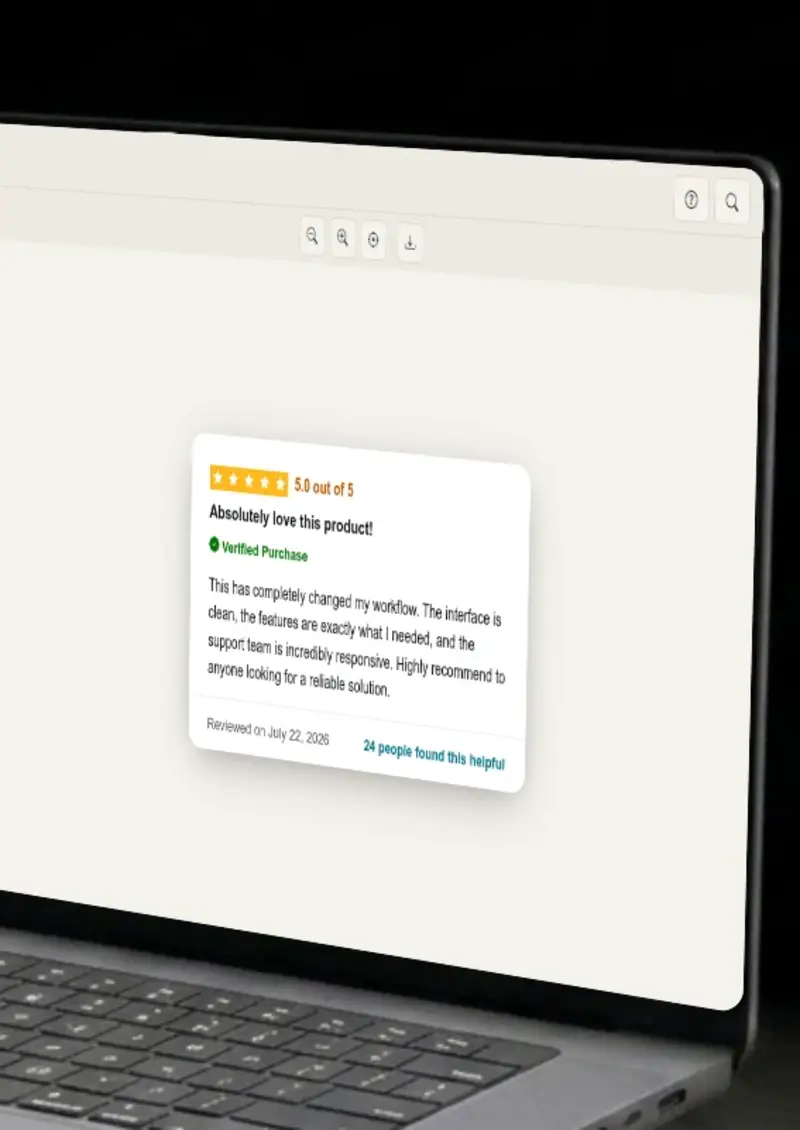 Amazon Review Mockup